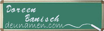 Doreen Banisch Visitenkarte